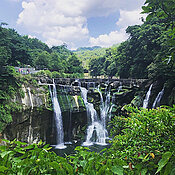 Wasserfälle in Shifen, New Taipeh.
