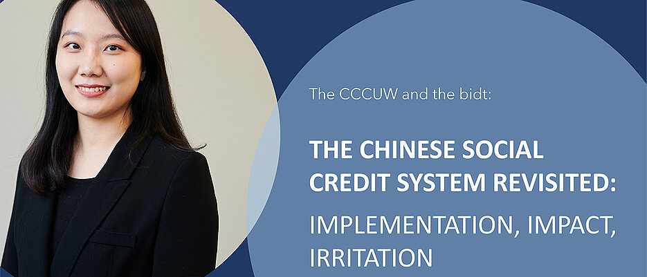 Xie Sishi wird in einem kurzen Vortrag über die Auswirkungen des Sozialkreditsystems auf internationale Unternehmen in China sprechen. (Foto: CCCUW)