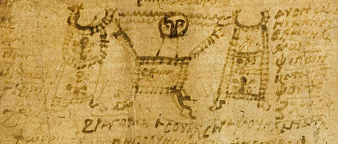 Ein koptischer Bindezauber; UB Würzburg - Papyrussammlung: P.Würzb.Inv. 42