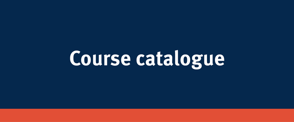 Course catalogue