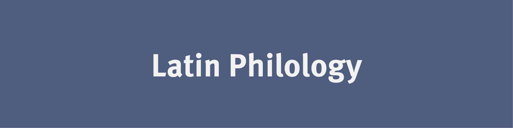 Latin Philology