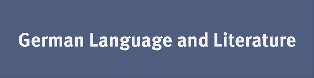 German Language and Literature