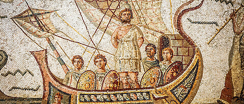 Homers Epos erzählt von den Abenteuern des Königs Odysseus auf seiner Heimreise nach den Trojanischen Kriegen, die zu einer zehnjährigen Irrfahrt wird.