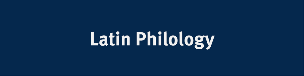 Latin Philology