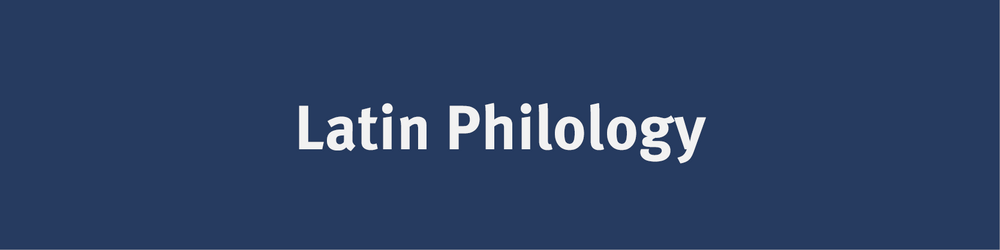 Latin Philology