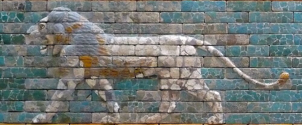 Löwe, Prozessionsstraße, Babylon, 6. Jh. v. Chr.