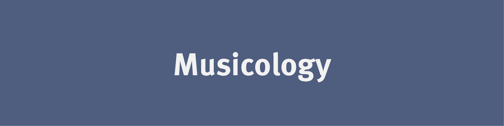 Musicology