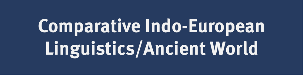 Comparative Indo-European Linguistics/Ancient World