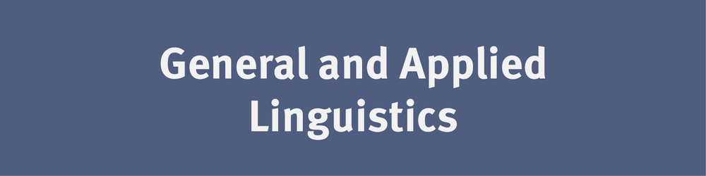 General and Applied Linguistics